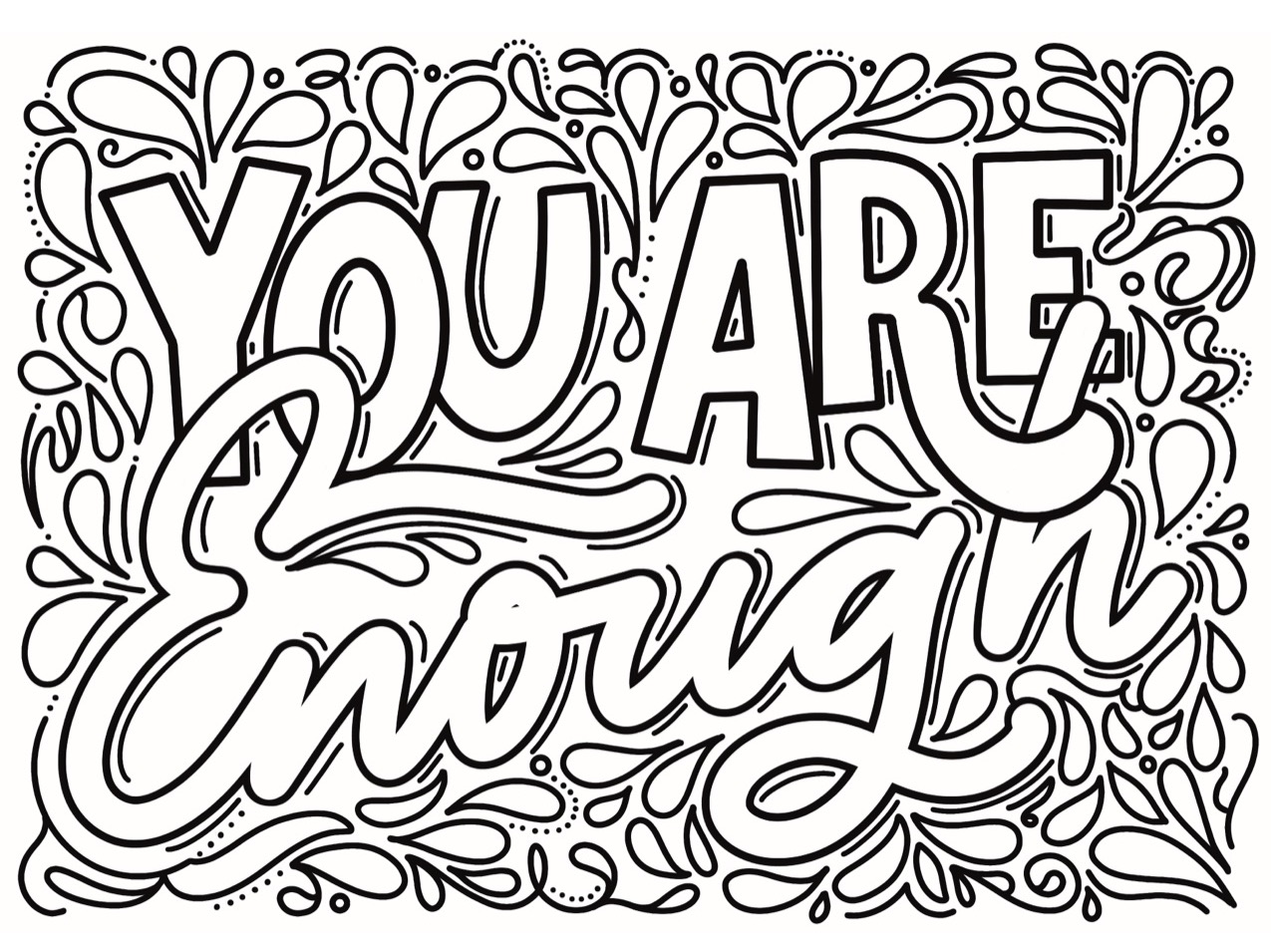 You Are Enough - Play Art With Kim